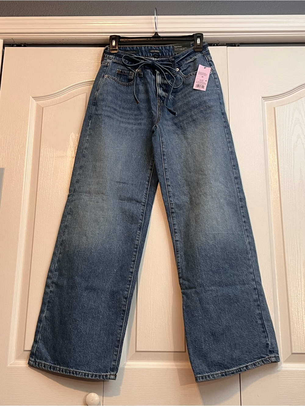 Wild Fable Low Rise Baggy Jeans 00 31” Inseam Rigid Denim Light Wash vintage sty - Picture 2 of 5